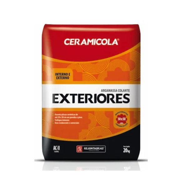 Arg Ceramicola Ac2 Ext Cinza 20Kg